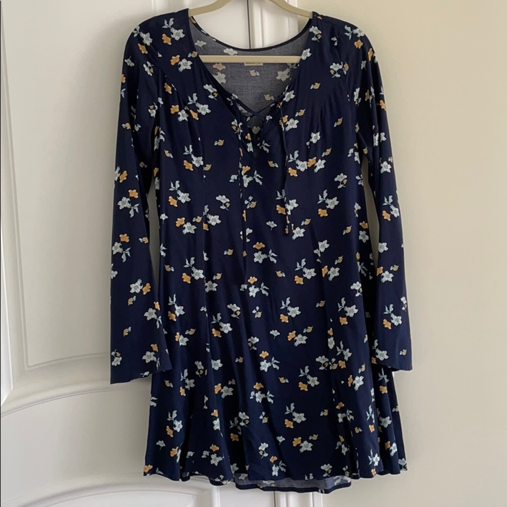 Hollister long sleeve t-shirt dress
